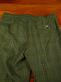 26/0226 vintage aquascutum london green glen check heavyweight twist tweed suit 40 regular