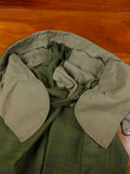 26/0226 vintage aquascutum london green glen check heavyweight twist tweed suit 40 regular