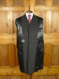 26/0236 immaculate heavyweight vintage charcoal grey crombie wool overcoat 42 regular