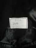 26/0236 immaculate heavyweight vintage charcoal grey crombie wool overcoat 42 regular
