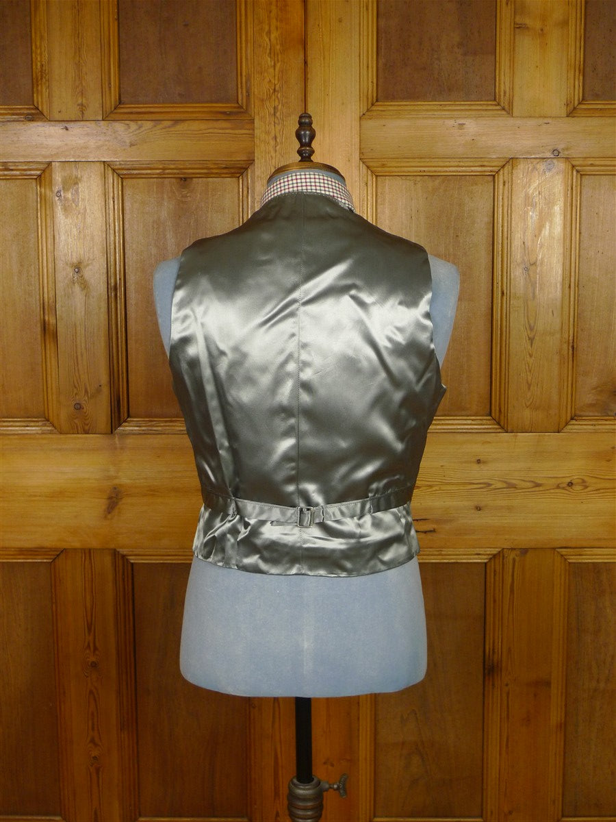 26/0234 superb extra-heavyweight bespoke green twill tweed 3-piece country suit w/ ghillie collar 42 short