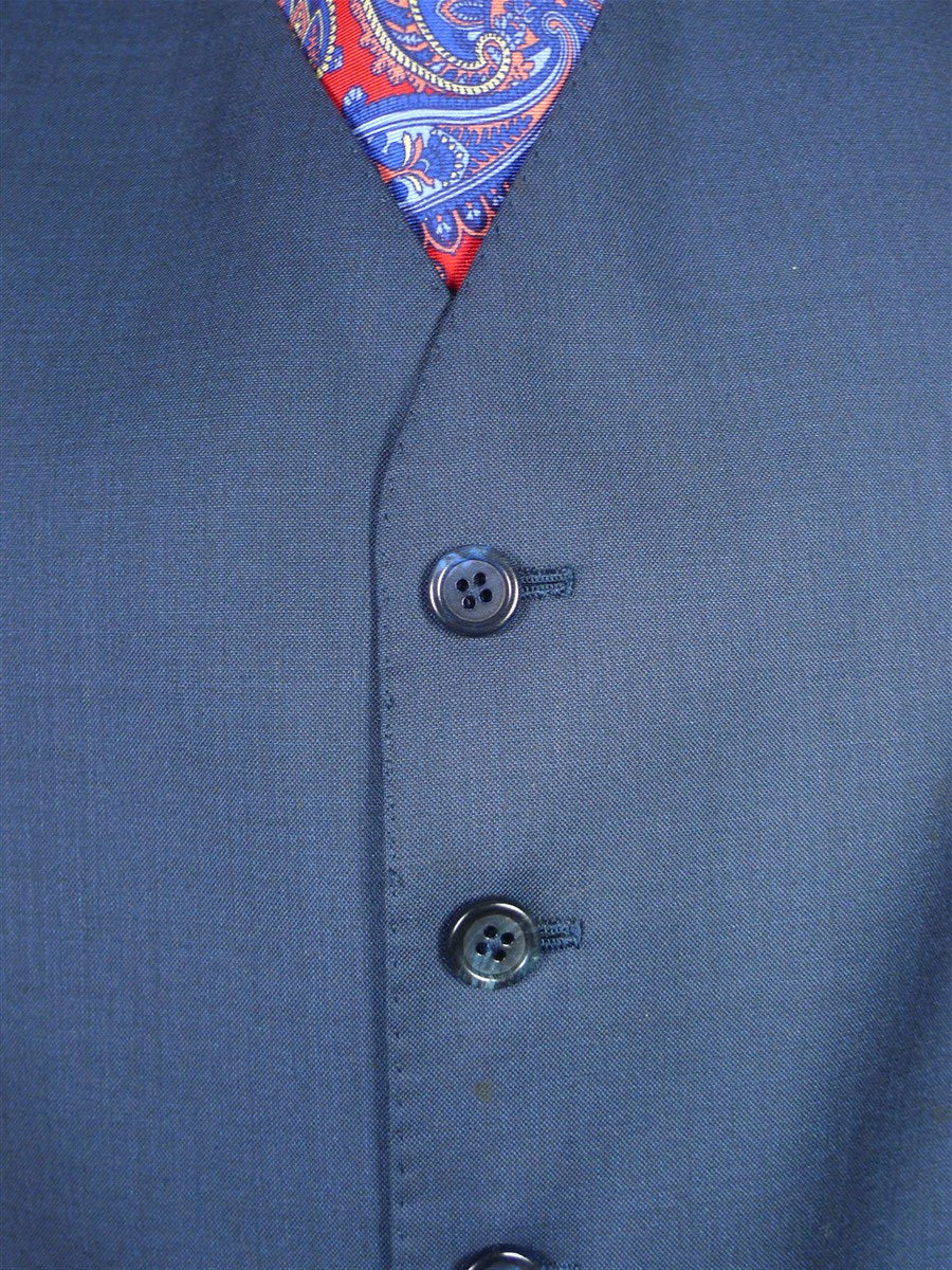 26/0231 immaculate 2019 italian bespoke teal blue super 150s luxury wool 3-piece suit 42 short to regular