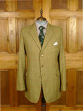 26/0247 immaculate bladen original brown wp check tweeed jacket 43 long