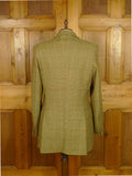 26/0247 immaculate bladen original brown wp check tweeed jacket 43 long