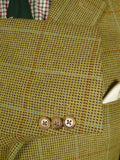 26/0247 immaculate bladen original brown wp check tweeed jacket 43 long