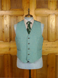 26/0238 immaculate p&j haggart of aberfeldy lovat green & blue tweed country kilt waistcoat 44-45