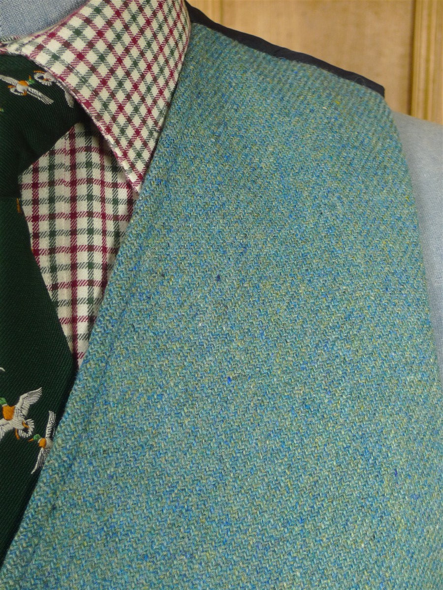 26/0238 immaculate p&j haggart of aberfeldy lovat green & blue tweed country kilt waistcoat 44-45