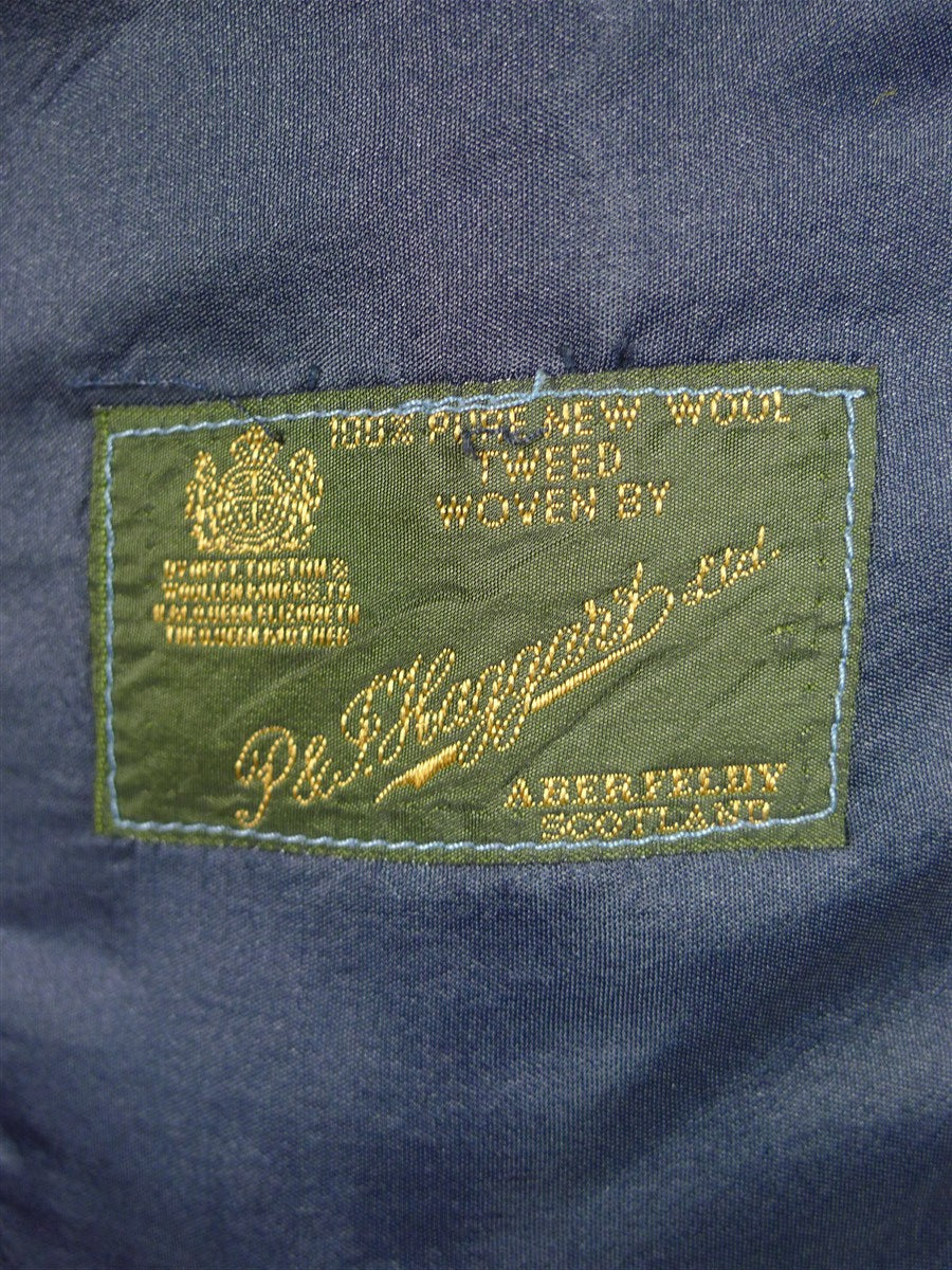 26/0238 immaculate p&j haggart of aberfeldy lovat green & blue tweed country kilt waistcoat 44-45