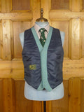 26/0238 immaculate p&j haggart of aberfeldy lovat green & blue tweed country kilt waistcoat 44-45