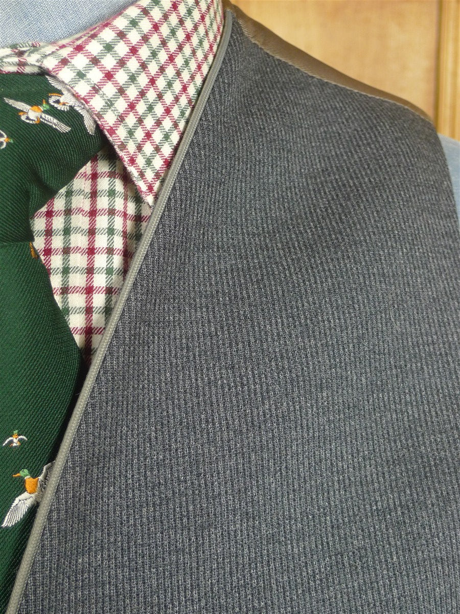 26/0240 vintage british grey wool country waistcoat 40-41