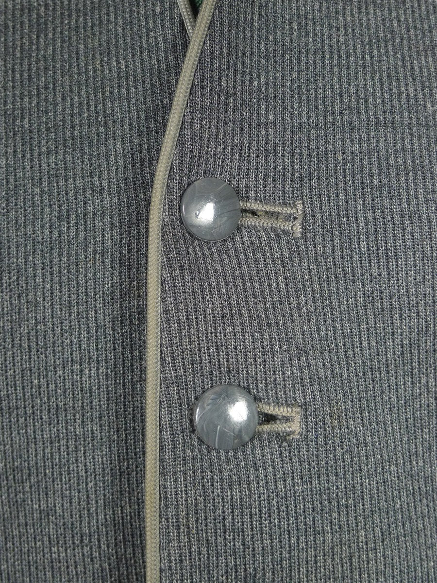 26/0240 vintage british grey wool country waistcoat 40-41