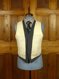 26/0240 vintage british grey wool country waistcoat 40-41