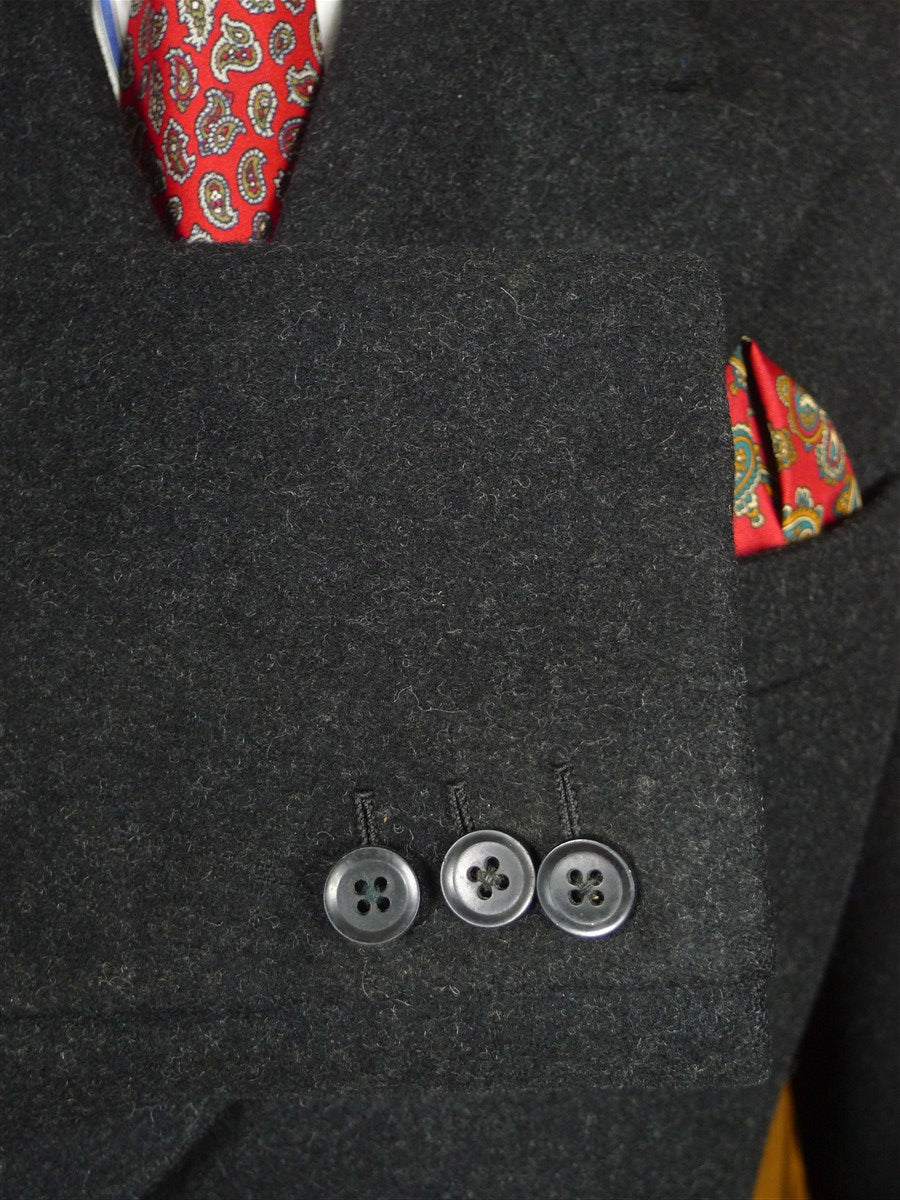 26/0262 exceptional nr immaculate 1962 vintage savile row bespoke extra-heavyweight d/b charcoal grey 'king' coat overcoat 34-36