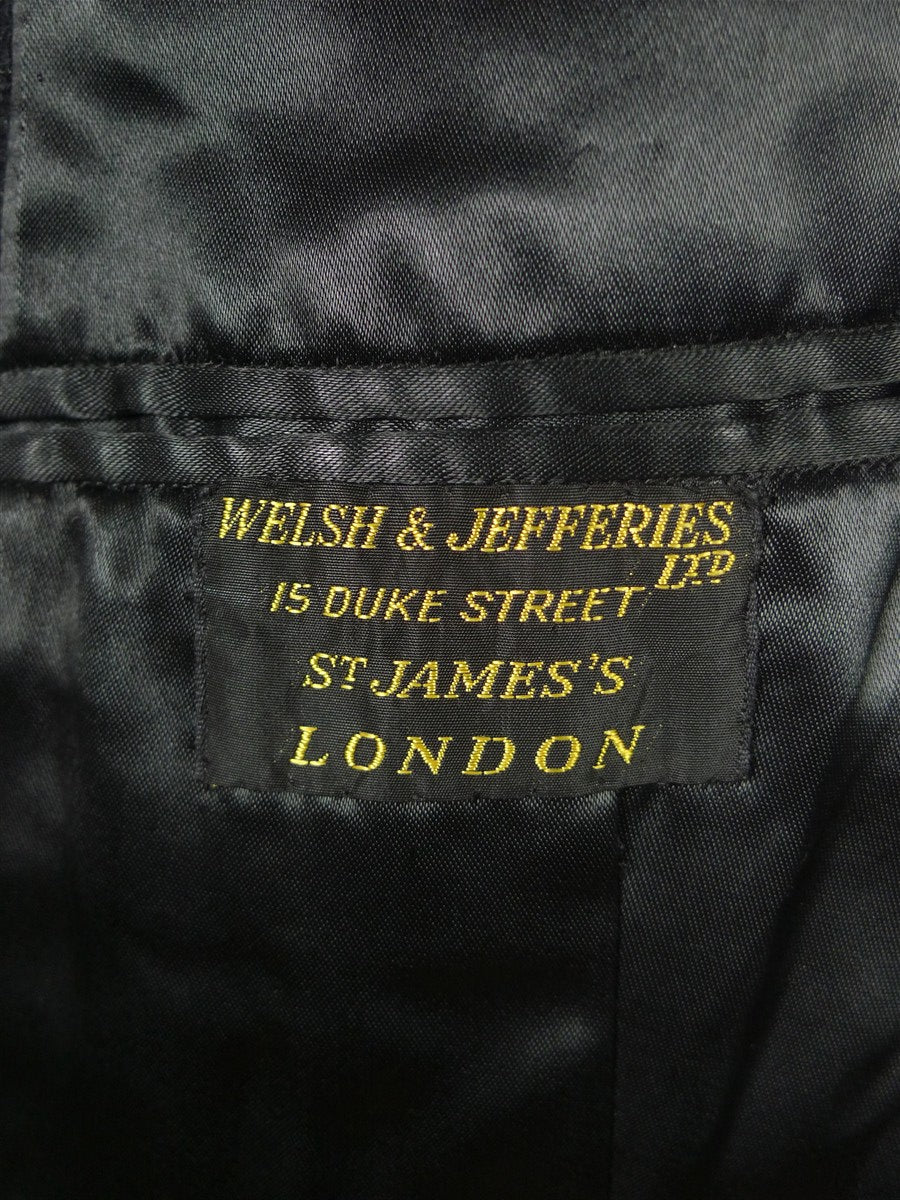 26/0262 exceptional nr immaculate 1962 vintage savile row bespoke extra-heavyweight d/b charcoal grey 'king' coat overcoat 34-36