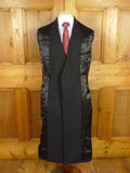 26/0262 exceptional nr immaculate 1962 vintage savile row bespoke extra-heavyweight d/b charcoal grey 'king' coat overcoat 34-36