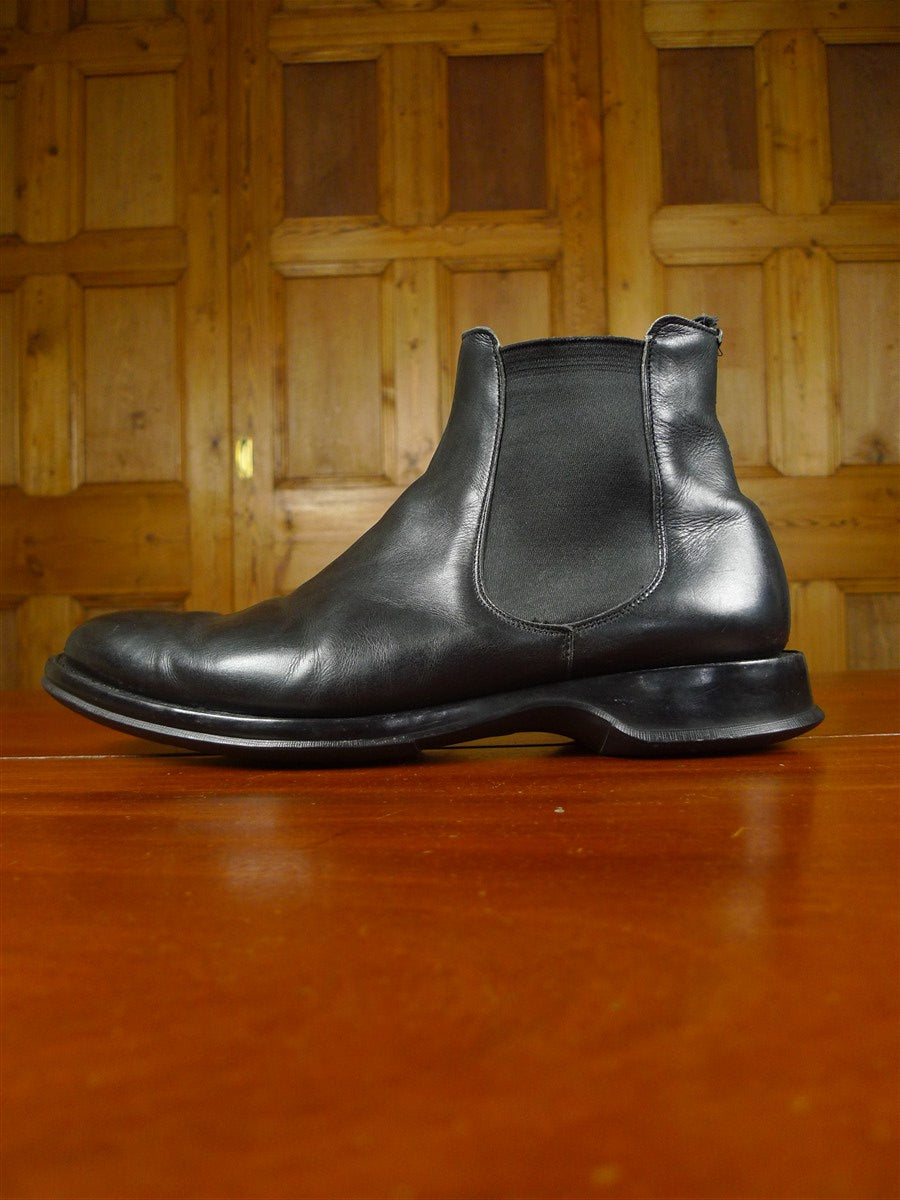 26/0301 church's black calf leather 'devon' chelsea boot uk 9.5 f