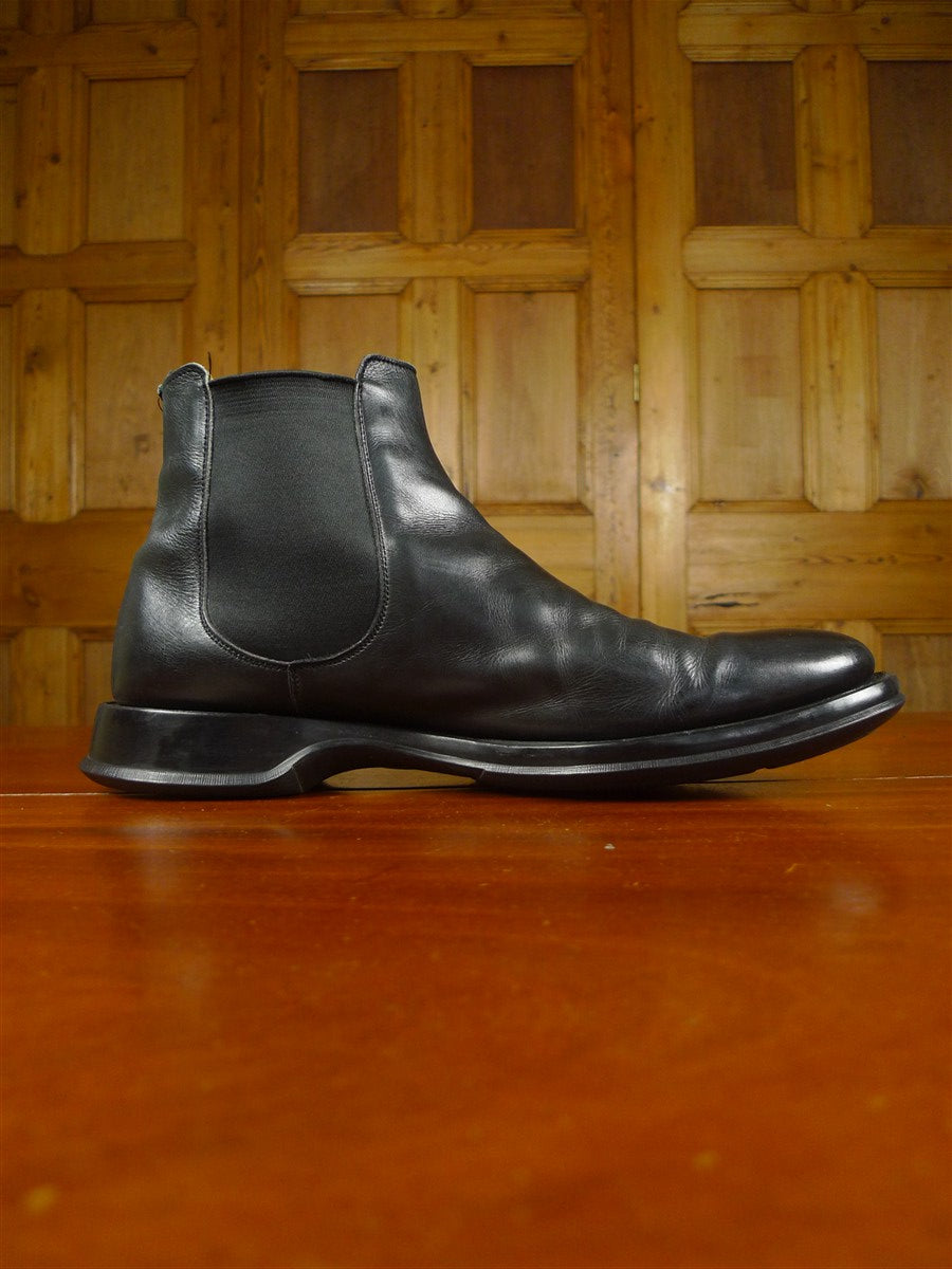 26/0301 church's black calf leather 'devon' chelsea boot uk 9.5 f