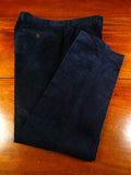 26/0282 immaculate british navy blue slim-fit corduroy country trouser 36