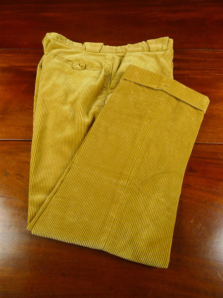 26/0280 immaculate vintage p&j haggart of aberfeldy tan corduroy country trouser 38