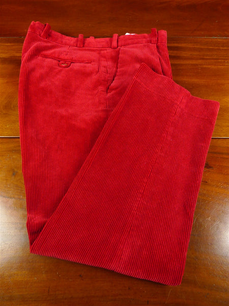 26/0279 immaculate william evans british red corduroy country trouser 36