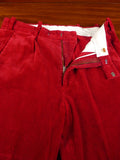 26/0279 immaculate william evans british red corduroy country trouser 36