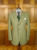 26/0271 immaculate bladen original green wp check tweed hacking jacket rrp £450 46 long
