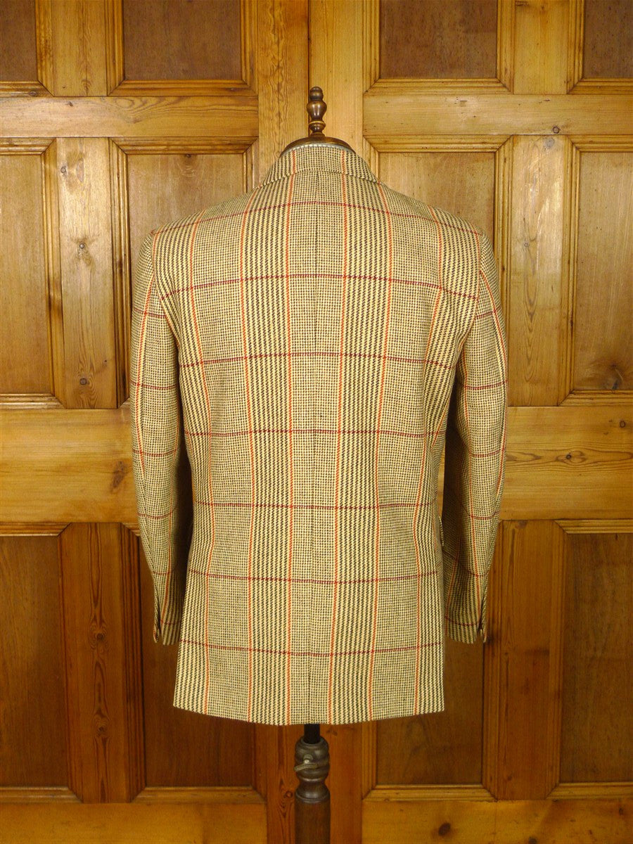 26/0270 immaculate 2018 perthshire estates bespoke sporting check tweed jacket and waistcoat 44 regular