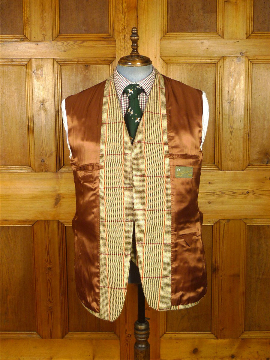 26/0270 immaculate 2018 perthshire estates bespoke sporting check tweed jacket and waistcoat 44 regular