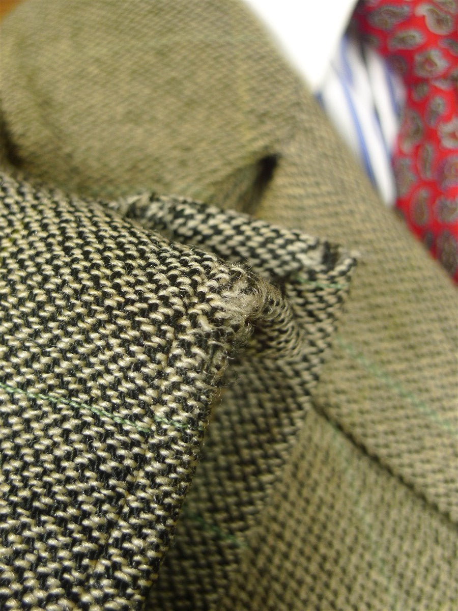 26/0272 vintage wells of mayfair savile row wp check tweed coat overcoat 40