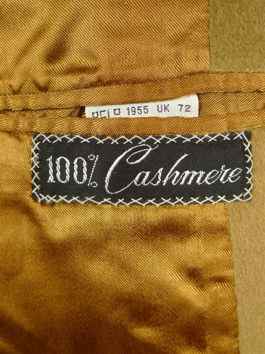 26/0289 near immaculate vintage chester barrie pure cashmere camel coat overcoat 38-39 regular