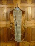 26/0290 fabulous vintage daks glen check tweed raglan coat overcoat 38-40
