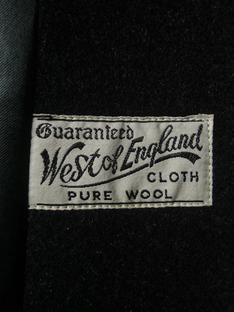 26/0292 vintage extra-heavyweight west of england wool overcoat coat 44