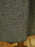 26/0294 heavyweight 1950s vintage crombie wool grey ulster coat overcoat 44-45