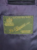 26/0296 near immaculate p&j haggart of aberfeldy black wool blazer 44 regular