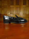 26/0342 alfred sargent black 'windsor' tassel loafer shoe uk 9