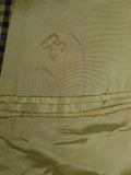 26/0350 near immaculate daks dd 100% wool house check lightweight sports jacket blazer 40 short