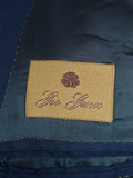 26/0351 immaculate 2014 gio genco mayfair italian bespoke blue linen 3-piece suit 42 short to regular
