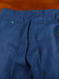 26/0351 immaculate 2014 gio genco mayfair italian bespoke blue linen 3-piece suit 42 short to regular