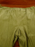 26/0352 immaculate fedro gaudenzi savile row bespoke khaki green / brown corduroy trouser 46 short