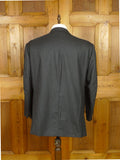 26/0348 maurice sedwell 2005 savile row bespoke grey rope-stripe wool & cashmere d/b suit 45 short