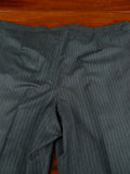 26/0348 maurice sedwell 2005 savile row bespoke grey rope-stripe wool & cashmere d/b suit 45 short