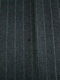 26/0348 maurice sedwell 2005 savile row bespoke grey rope-stripe wool & cashmere d/b suit 45 short