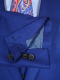 26/0366 immaculate oliver brown chelsea mtm blue wool & cashmere 3-piece suit (rrp £2000) 41 short