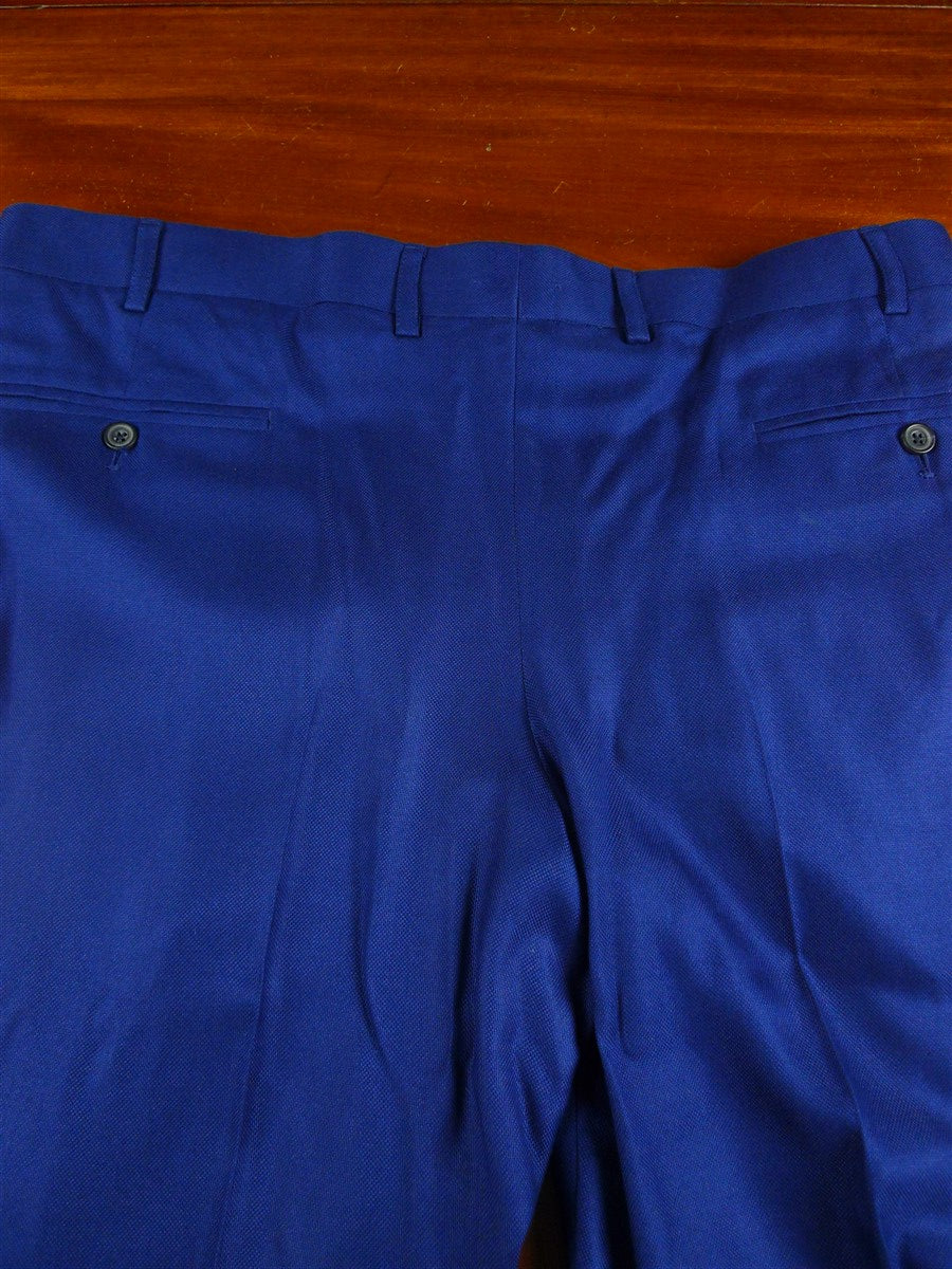 26/0366 immaculate oliver brown chelsea mtm blue wool & cashmere 3-piece suit (rrp £2000) 41 short