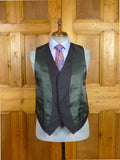 26/0372 immaculate gio genco mayfair italian bespoke navy blue super 150s luxury wool 3-piece suit 41 regular