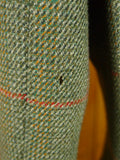 26/0393 near immaculate bladen supasax green / red wp check norfolk style tweed sports jacket 38 short
