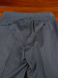 26/0464 immaculate magee masonic black herringbone waistcoat & 'cashmere stripe' morning trouser suit 44-45 regular