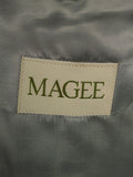 26/0450 immaculate magee grey pick weave pure wool suit 42 regular