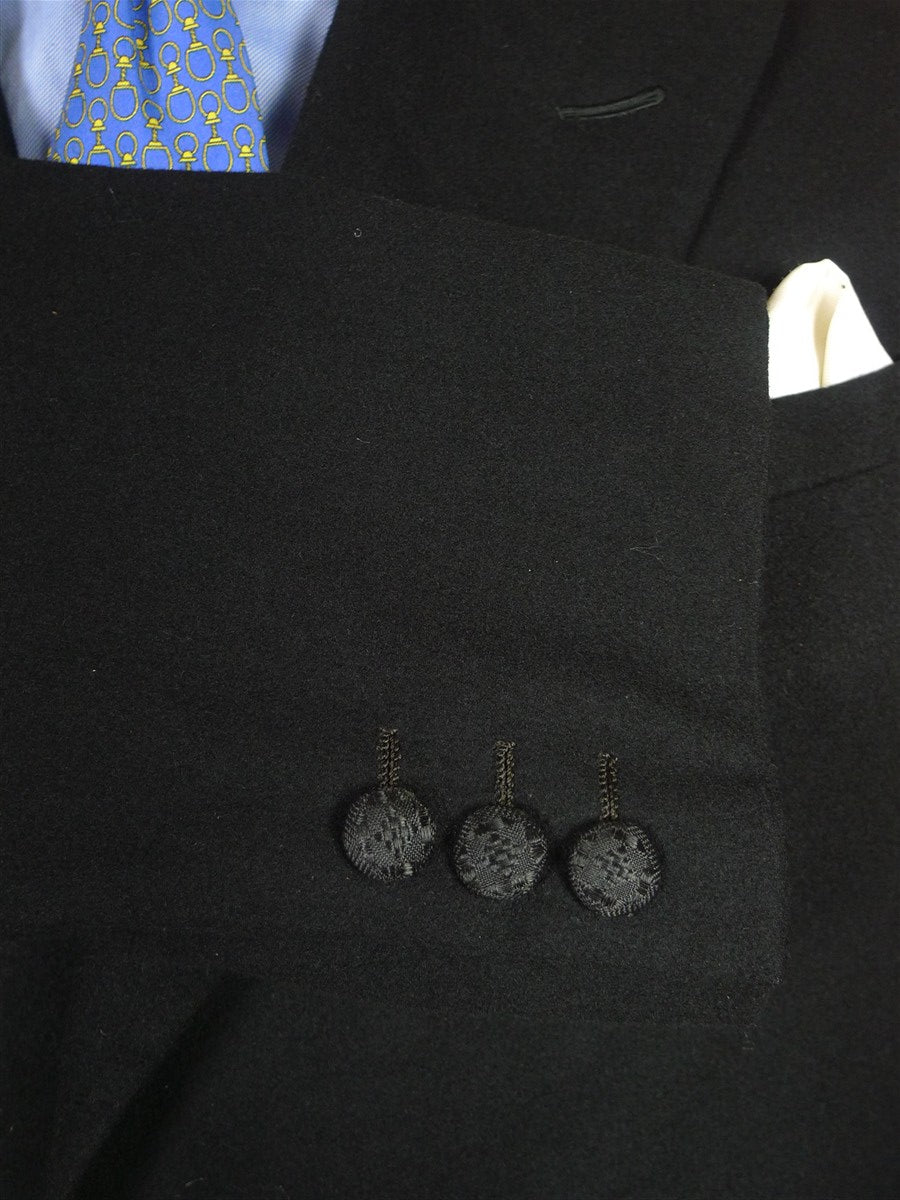 26/0470 vintage 1930s german tailor black wool morning coat 42 regular to long
