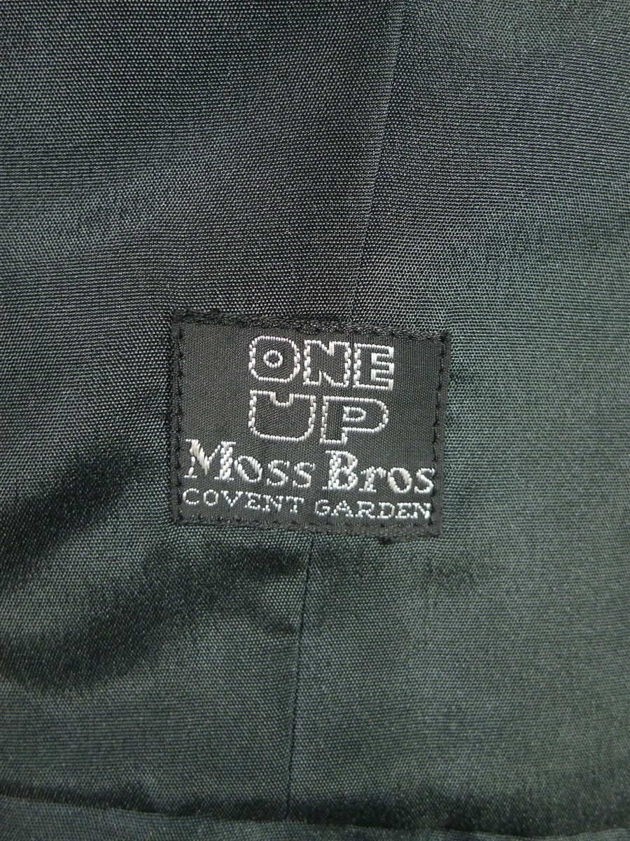 26/0475 immaculate british vintage black wool-mohair mix morning coat 39-40 long